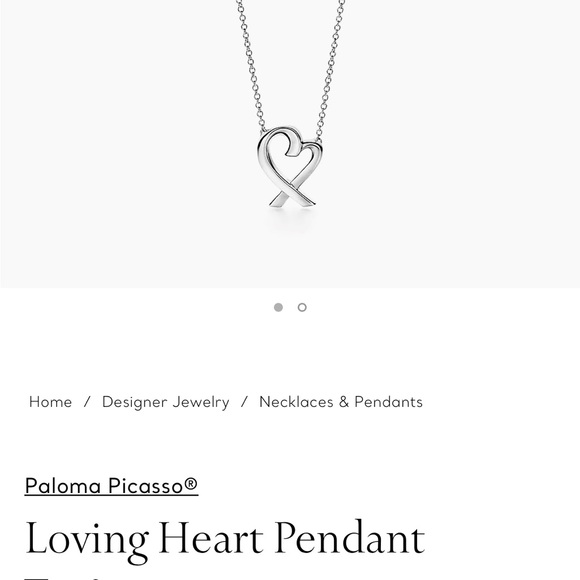 Tiffany & Co. Paloma Picasso Loving Heart Pendant - Picture 3 of 4